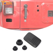4pcs Tailgate Rear Spare Tire Delete Cover Plug Cover For Jeep Wrangler Jk 2007