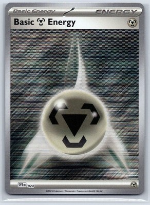 Basic Metal Energy 024 Scarlet & Violet Energies Pokemon Reverse Holo Near Mint
