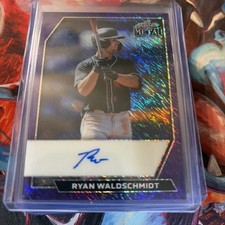 Leaf 2026 Metal Ryan Waldschmidt Autographs Sp Purple Shimmer 3/7 Auto #BA-RW1