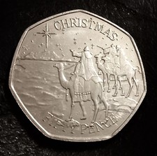 2022 Gibraltar 50p - Christmas 