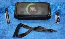 JBL PartyBox On-The-Go Bluetooth Wireless Speaker Splashproof Black 50Hz - 20kHz