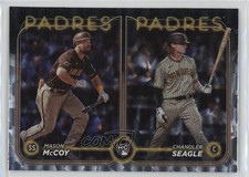 2024 Topps Update Silver Crackle Foilboard Chandler Seagle Mason McCoy 00ht