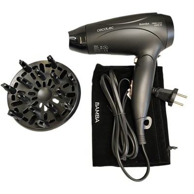 Cecotec Ionic Haartrockner mit Diffusor Bamba IoniCare 5450 Power & Go Pro Ice,