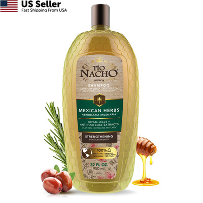Tio Nacho Mexican Herbs Shampoo, Strengthening, 5.33 Fl Oz (Pack of 6), Brown 