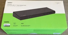 Belkin 15-in-1 Universal Triple Display DisplayLink Docking Station Hub