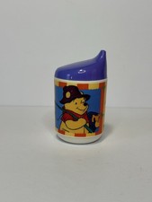 Disney Winnie the Pooh Sippy Cup Tumbler w/ Lid Vintage Kids Cup Purple