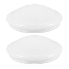 2pcs Plastic Ceiling Light Shade Replacement Flush Mount Dome Cover for Versa...
