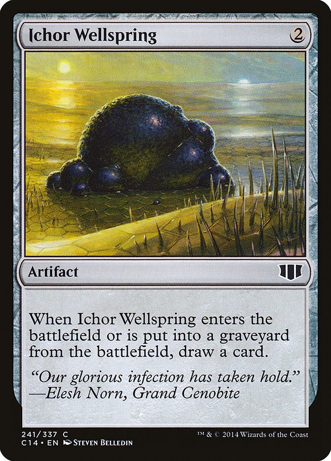MTG Magic the Gathering Ichor Wellspring (241/397) Commander 2014 LP