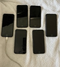 Lot of 6 Apple iPhone 7 32GB BLACK A1660 AT T Carrier Please Read