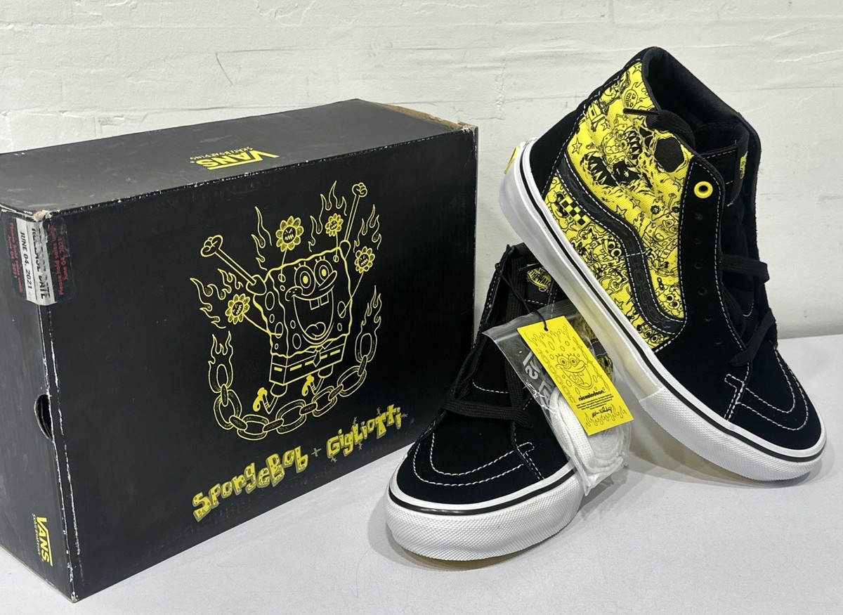 Vans Spongebob Skate Sk8-Hi Gigliotti Shoes Men