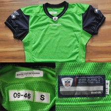 Seattle Seahawks Reebok Jersey Blank 2009 Team Issue Green Sewn NFL Men 46+4 S