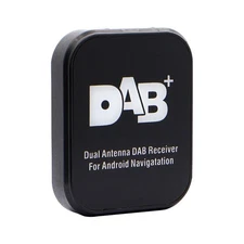 Car Digital DAB+Adapter Tuner DUALAntennas Audio Radio Box USB Receiver Antenna