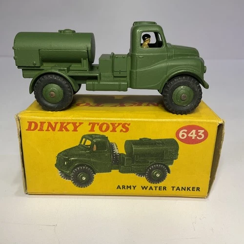 Vintage Meccano / Dinky 643 Army Water Tanker  Very Nice