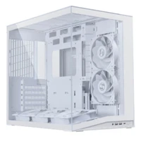 Lian-Li O11 Dynamic Mini V2 Flow White PC Computer Mid Tower Case O11DMIV2FW