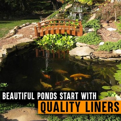 Firestone PondGard - 20 ft. x 25 ft. 45 Mil EPDM Pond Liner w/ 20-Year Warranty