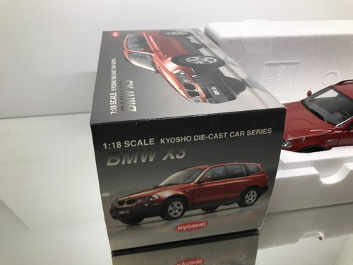 KYOSHO 08711R BMW E83 X3 3.0i -RED METALLIC 1:18- GOOD IN BOX - Imagen 2 de 14