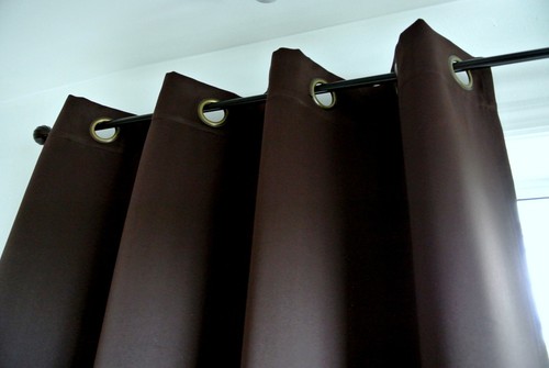 Blackout Curtains 2 panels 54 x 63, Darkening Window Drapes, Bronze Grommets - Picture 24 of 55