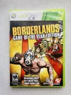 Borderlands - Game of the Year Edition (Microsoft Xbox 360, 2010) Tested, Works