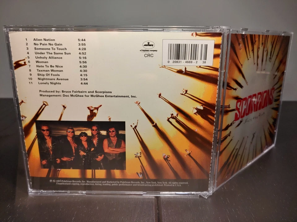 Scorpions Face The Heat CD (Polygram P2 18258, 1993) — 第 3/4 张图片