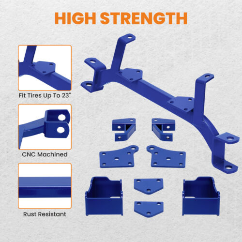 Kit sollevamento asse drop adatto per carrello da golf EZGO TXT 6" 1994-2001 - Foto 4 di 11