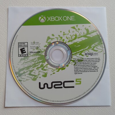 WRC 5 (Microsoft Xbox One, 2015) DISC ONLY - tested