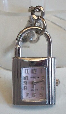 Women's,Boy's or girl's Cool Cute Lock clip on keychain fashion fun  watch