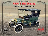 Modell T 1910 Touring, Amerikanische Passenger Auto 1:24 Kunststoff Kit Icm