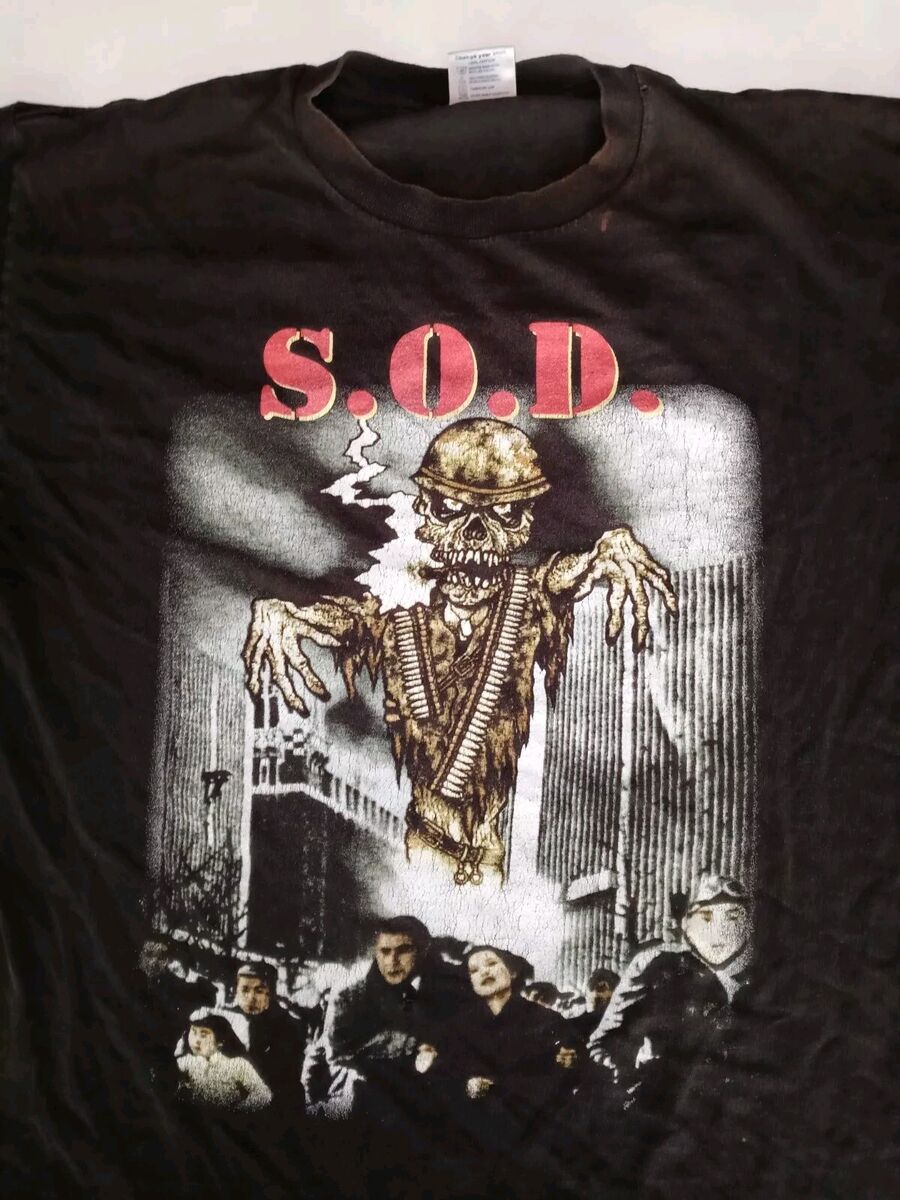 Vtg 80's 90s Stormtroopers Of Death SOD T Shirt VGC 2 Sided Vtg 80's 90s Stormtroopers Of Death SOD T Shirt VGC 2 Sided