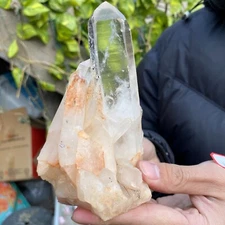 650g Natural White Clear Quartz Crystal Cluster Raw Healing Specimen
