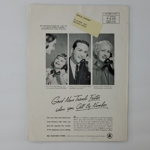 June 1953 Trade Journal Mountain States Telephone Telegraph Denver The Monitor - Picture 2 of 14