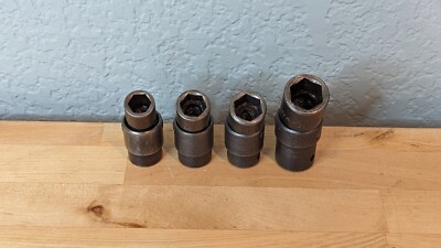MAC Tools VUP & XUP BALL Swivel Sockets - Set of 4 - 3/8'' & 1/2'' Drive