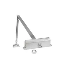 Shield Security TC204-BC-AL Compact Commercial Door Closer in Aluminum Size 4