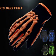 Ghost Skeleton Full Finger Gloves Cycling Racing Warmer Gloves For Cold Weather