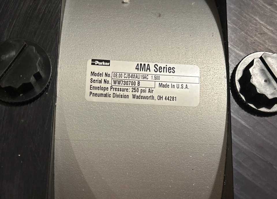 ¡NUEVO! Cilindro Parker 08.00 cjb4mau19ac 1.500 serie 4MA 250 psi.* HACER OFERTA!* ER Foto 2 de 2
