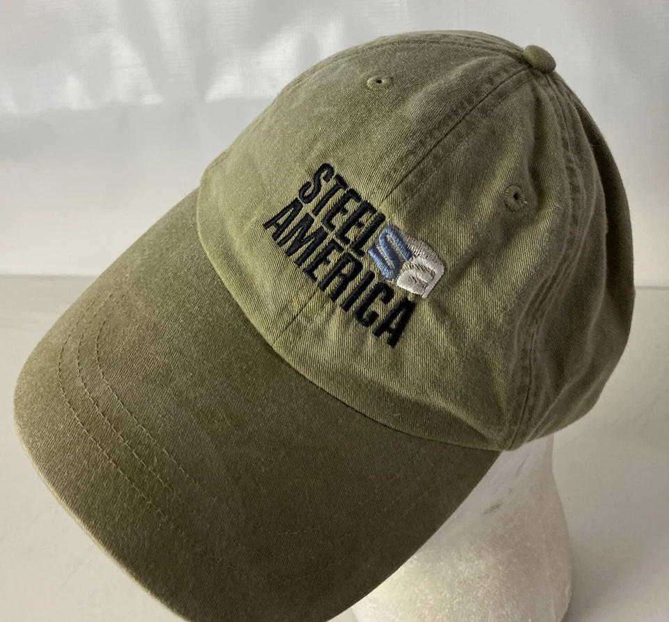 Gorra STEEL AMERICA Spellout fabricación personalizada con tirantes Foto 4 de 4