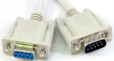 DB9 Serial 3ft Male to Female 9-Pin Extension Cable
