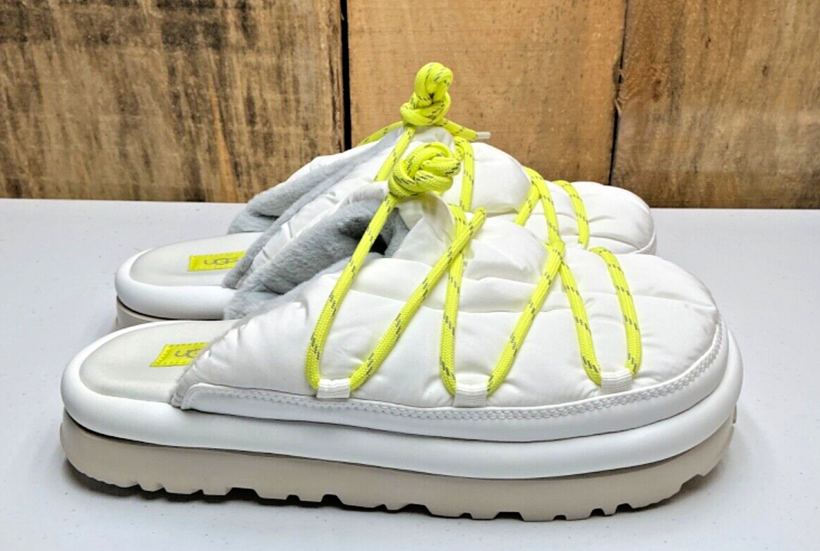 Grape 靴 WHITE PLATFORM SLIPPERS TELSTAR