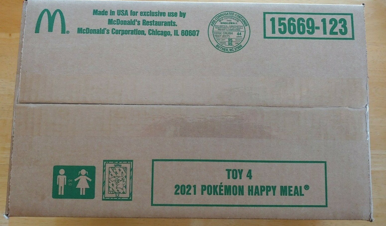 POKEMON 25TH ANNIVERSARY SEALED CASE 150 PACKS MCDONALDS 2021 Happy Meal 