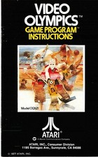 ORIGINAL VINTAGE Atari Video Olympics Game Program Instructions