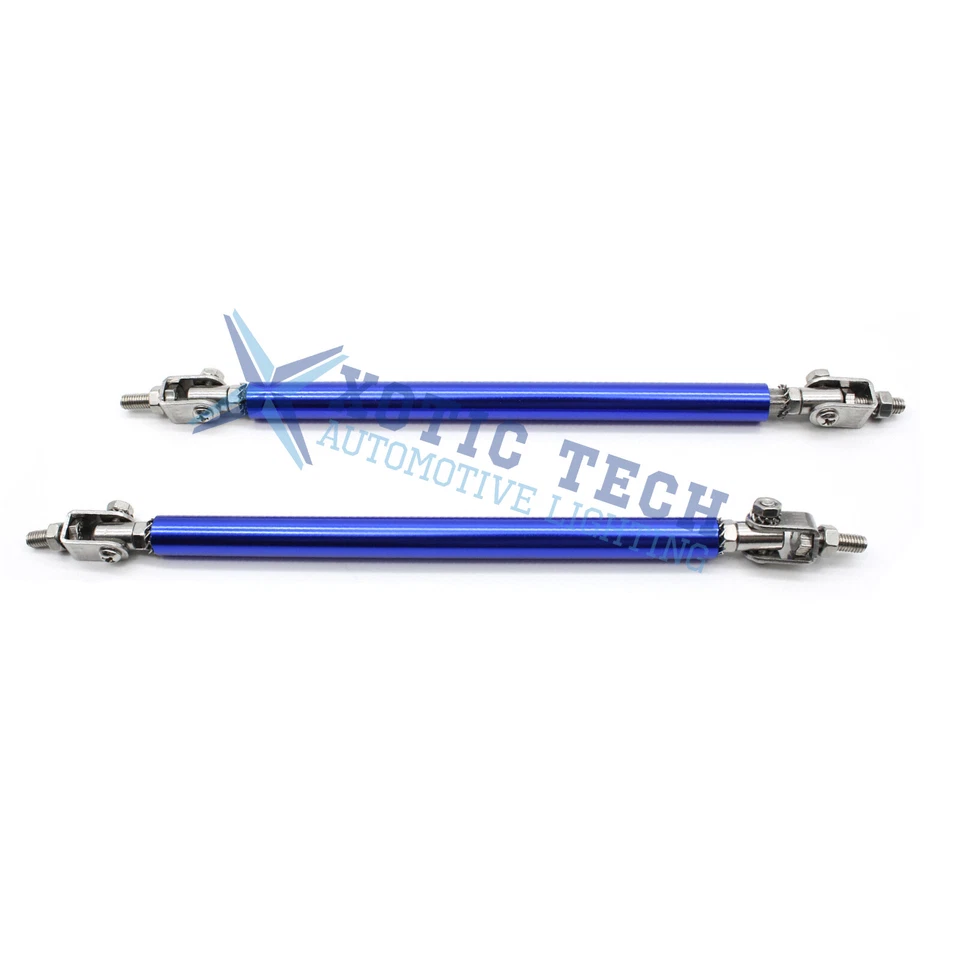 Barras de soporte de varilla de puntal difusor de parachoques azul de 8"-11" para Honda Toyota Tesla Ford Foto 2 de 4