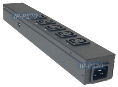 Premium 5-Outlet Power Switch On/Off Control By PC USB Software 1U Rack Mounting