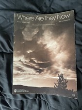 Barry Manilow Sheet Music Where Are They Now 1979