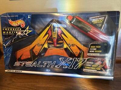 Hot Wheels Lockheed Martin Skunk Works Stealth X-17 Super Aerial Stunts New