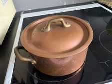 petite cocotte en cuivre étamé  Mauviel ? Atelier du Cuivre Villedieu