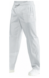 Pantalone cuoco unisex Nero Isacco misto cotone pantalaccio chef trousers