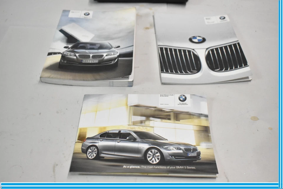 2011 BMW 5 серии 528i 535i xDrive 550i x привод владельцев руководство 3.0l V8 4.4l A M T - Изображение 3 из 4