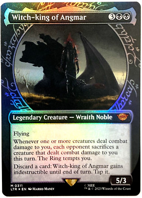 MTG Witch-King of Angmar (Showcase Foil) Lord of the Rings 0311 LP - NM