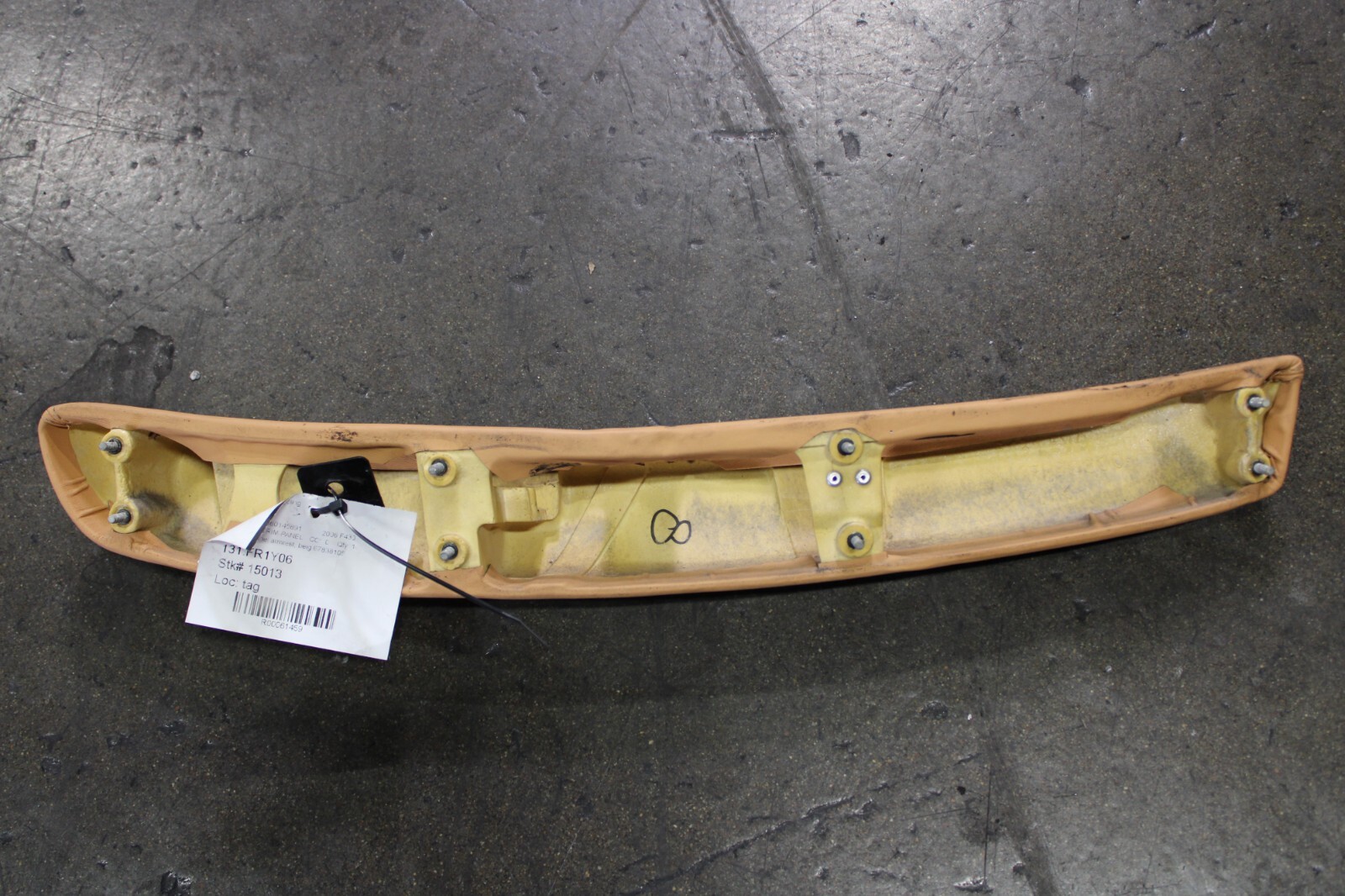 Ferrari F430, LH, Left, Door Panel Armrest, Beige, Scuffed, Used, P/N ...