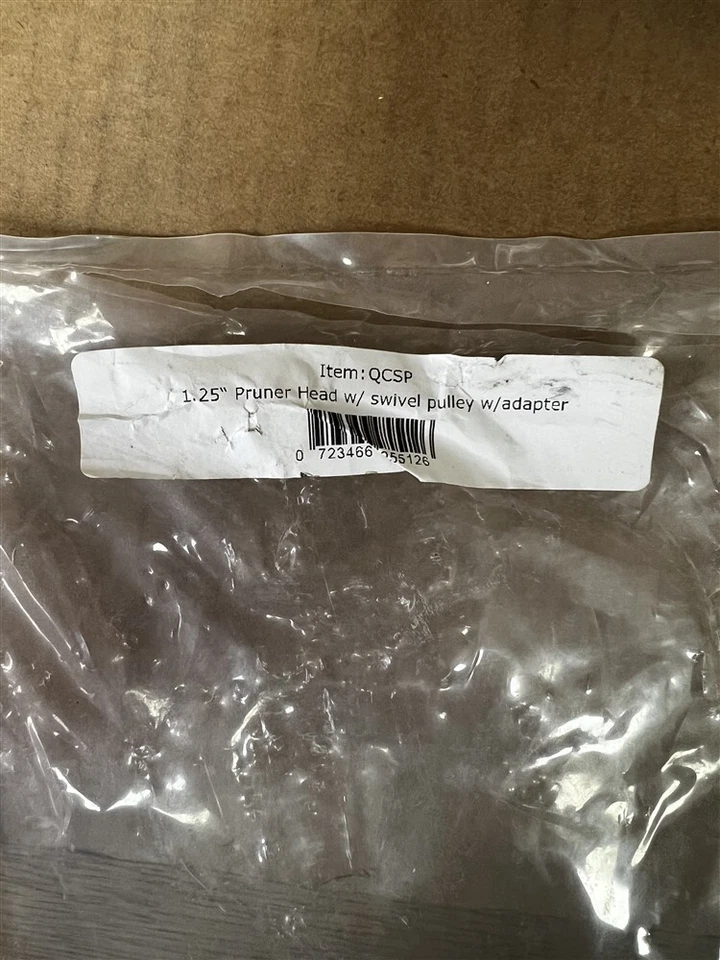 New 1.25" QCSP Notch Pruner Head w/ Pully, 14' Rope, and Z126F Female Adapter - Image 2 of 4