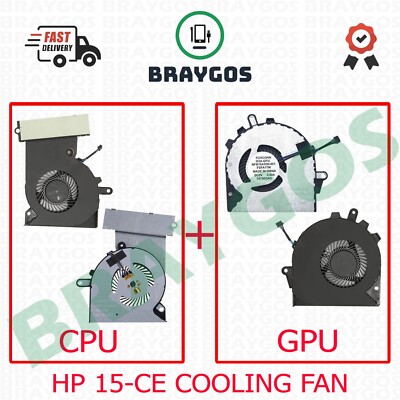 Für HP OMEN 15-CE Laptop Kühlventilator CPU & GPU 15-CE000 15-CE010CA 15-CE020CA